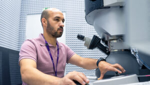 Magnetic 1D van der Waals heterostructure